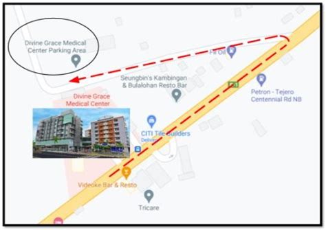 Divine Grace Medical Center Map .